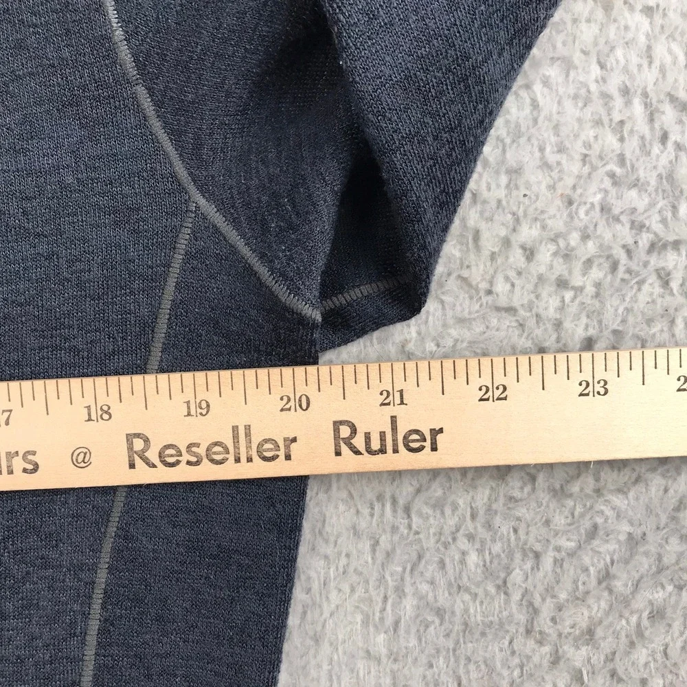 Kuhl Revel 1/4 Zip Pullover Mens L Blue Heathered Lightweight Fleece Sweater